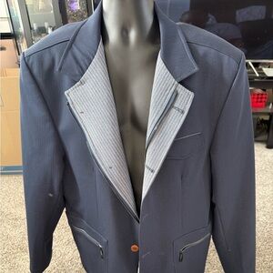 Elegant Navy Blazer for Men Cold weather